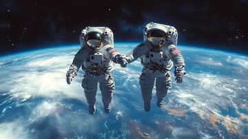 太空握手瞬间2
