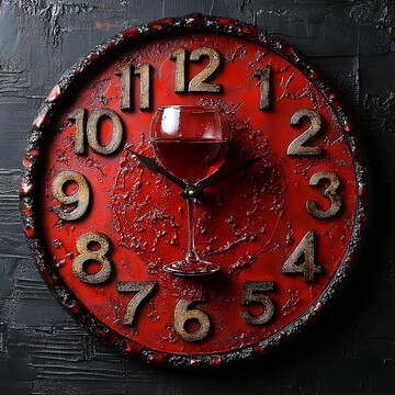 树脂钟表雕刻图案1