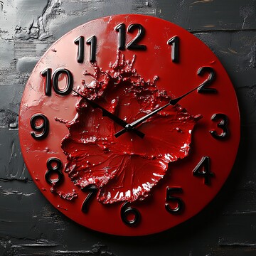 树脂钟表雕刻图案