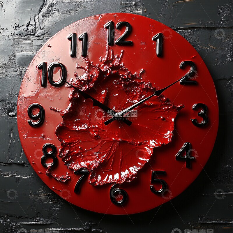 高清大图下载【趣麦麦图】树脂钟表雕刻图案