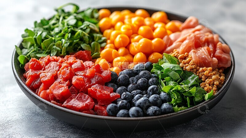 高清大图下载【趣麦麦图】蛋白质纤维餐盘1