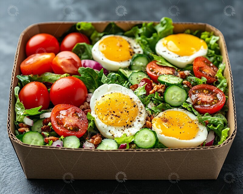 高清大图下载【趣麦麦图】科布沙拉盒饭2