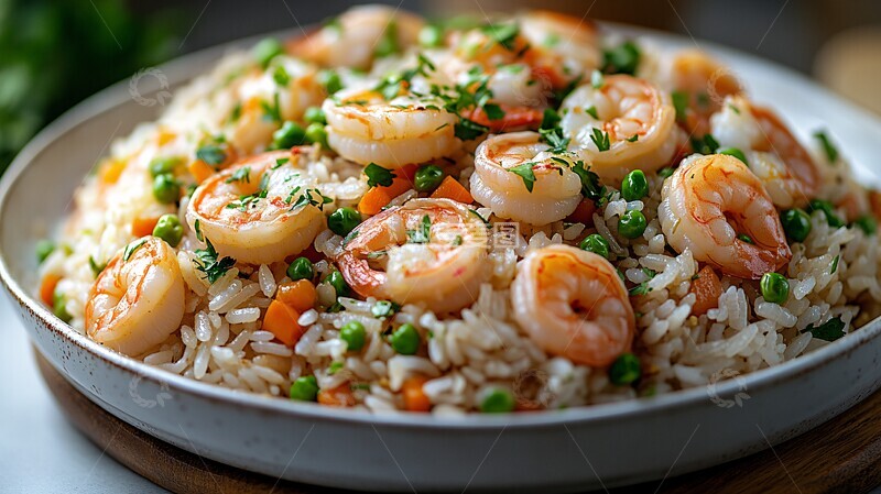 高清大图下载【趣麦麦图】虾仁炒饭虾仁炒饭米饭