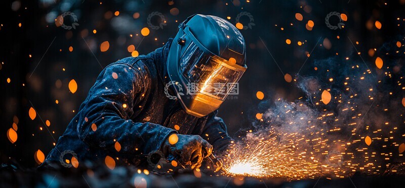高清大图下载【趣麦麦图】焊接操作防护中1