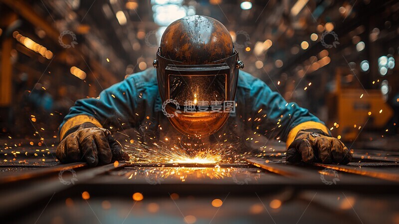 高清大图下载【趣麦麦图】焊接工作场景2