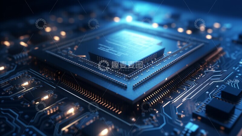 高清大图下载【趣麦麦图】三星芯片电路板1