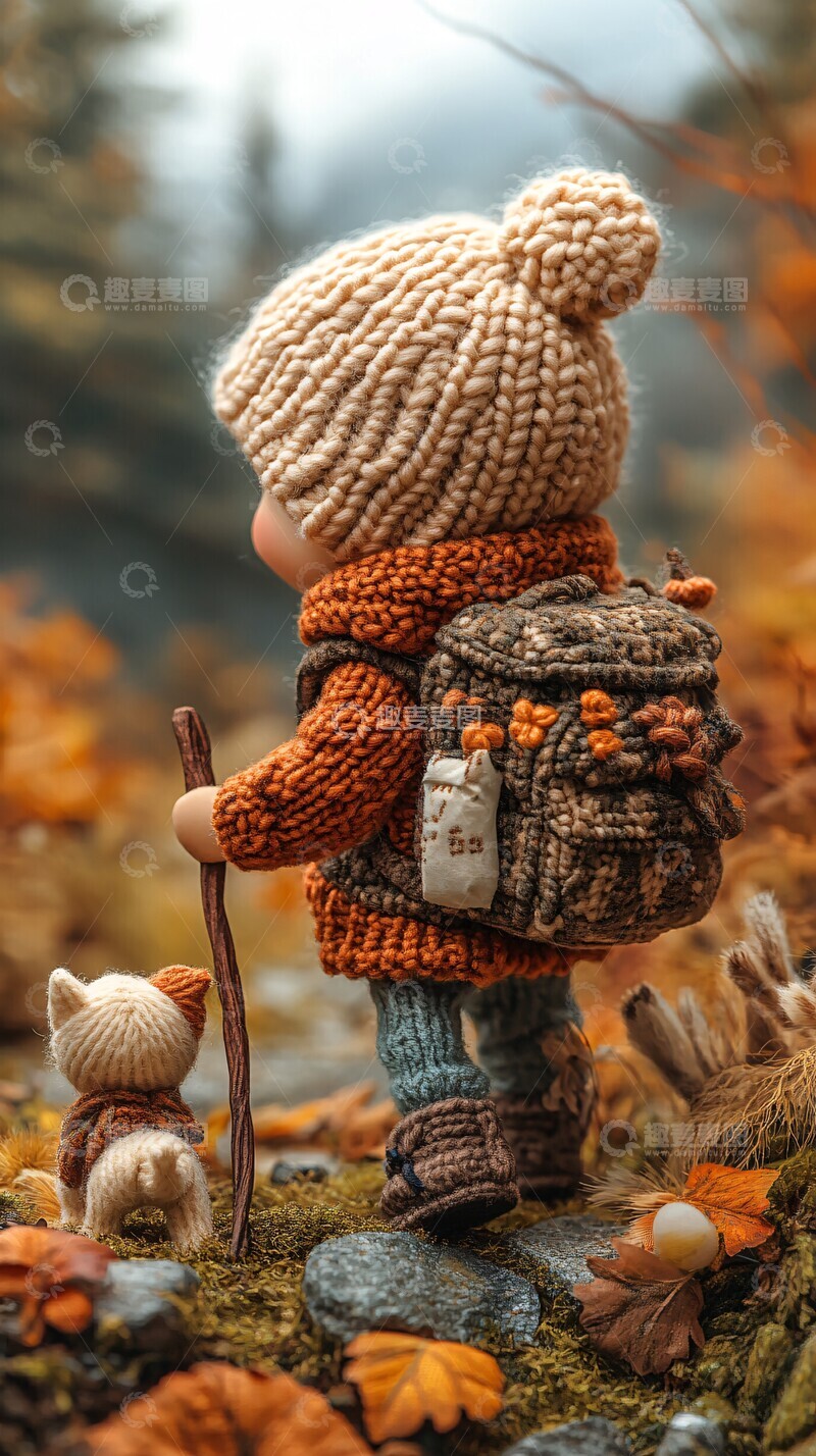 高清大图下载【趣麦麦图】羊毛男孩与小狗3