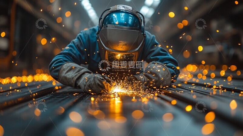 高清大图下载【趣麦麦图】焊接工作场景1