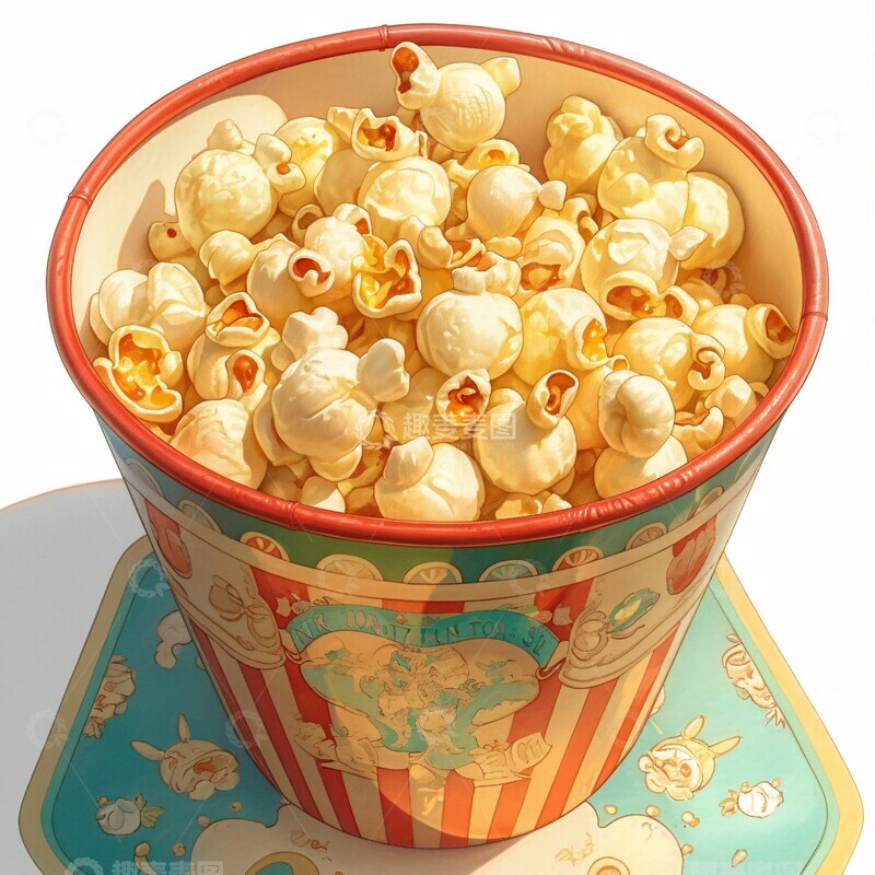 高清大图下载【趣麦麦图】彩铅风格彩铅水彩光影1