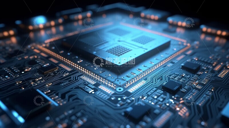 高清大图下载【趣麦麦图】三星芯片电路板