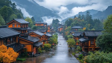 田园风光田园风光村庄
