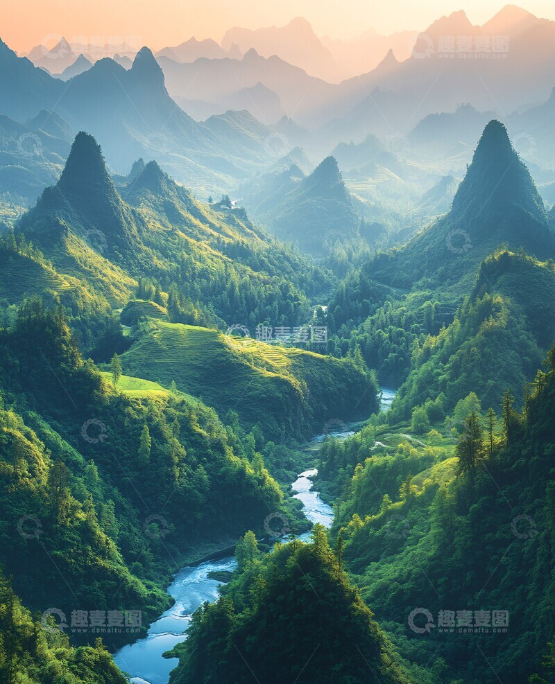 高清大图下载【趣麦麦图】山景与现代设计2