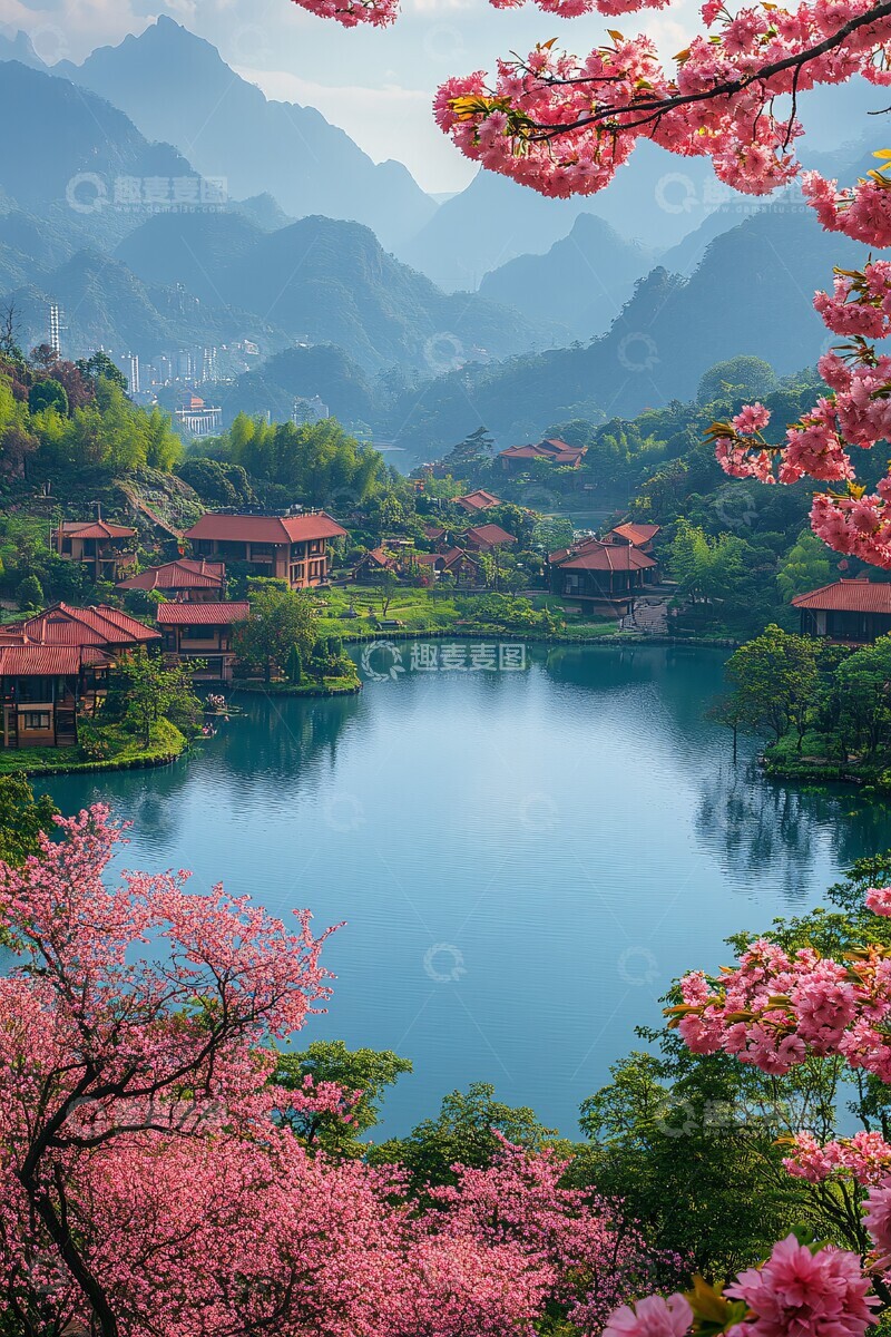 桂林山水樱桃花3