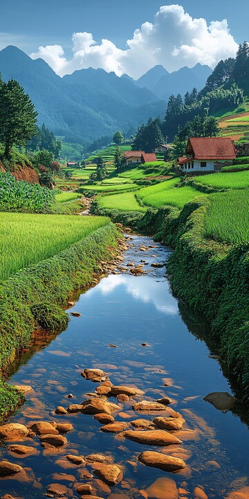 绿野河畔风景图2