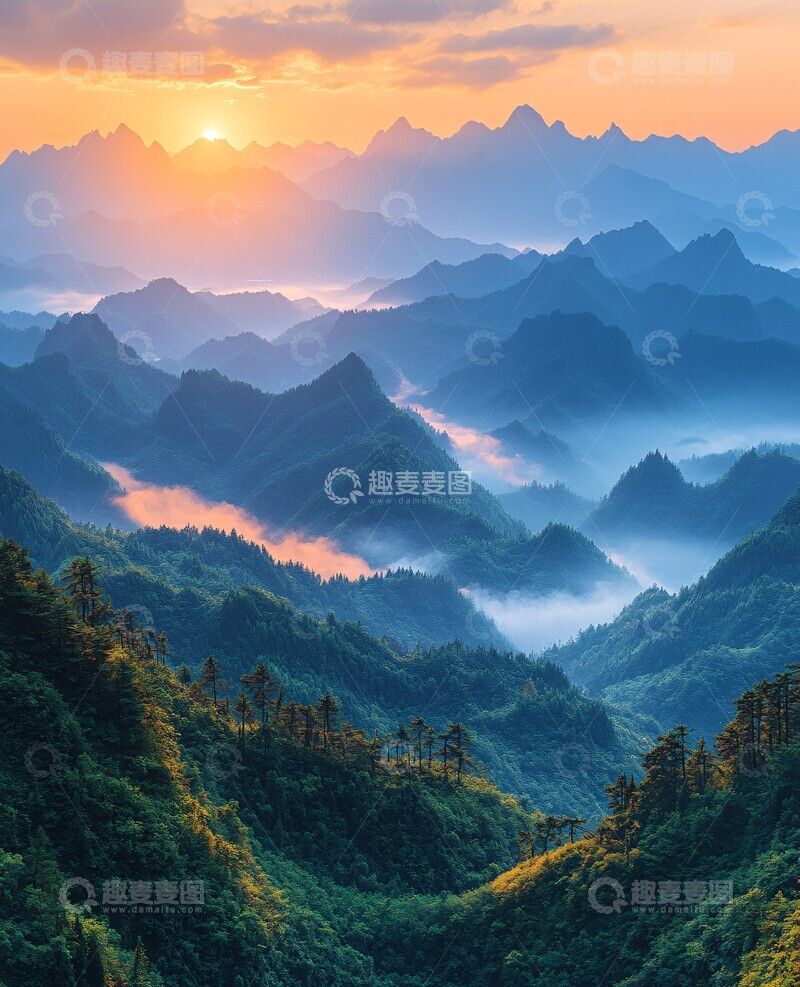 高清大图下载【趣麦麦图】山景与现代设计