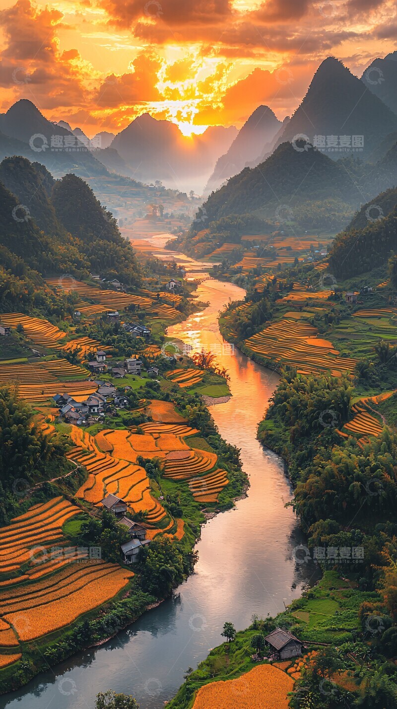 高清大图下载【趣麦麦图】秋日乡村风光2