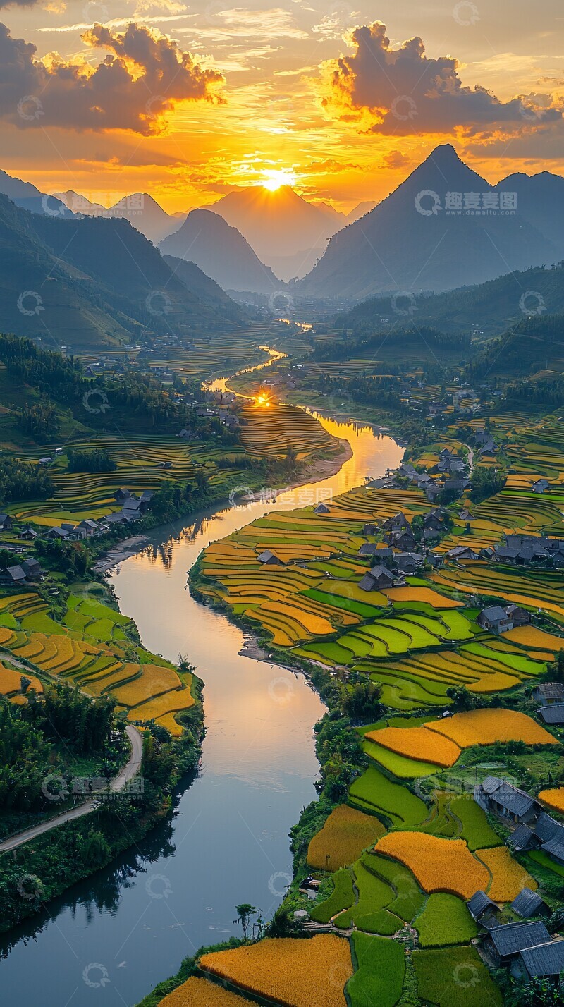 高清大图下载【趣麦麦图】秋日乡村风光