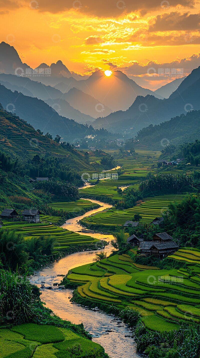 高清大图下载【趣麦麦图】秋日乡村风光3