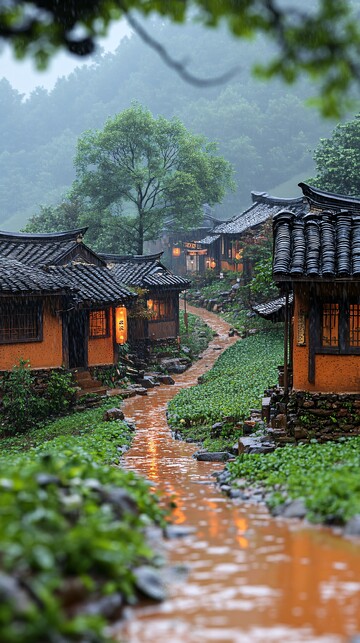 雨后乡村景象2
