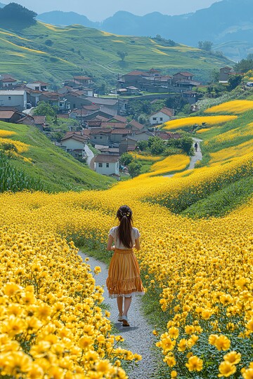 乡村自行车女孩1