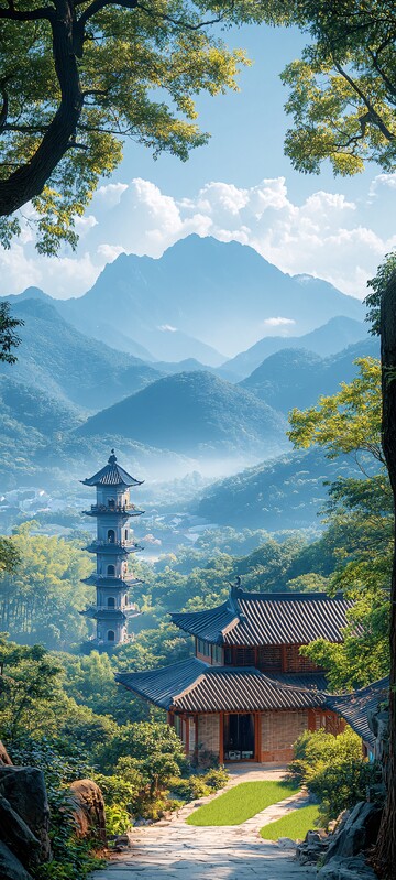 文昌塔远景文昌塔远景蓝天1