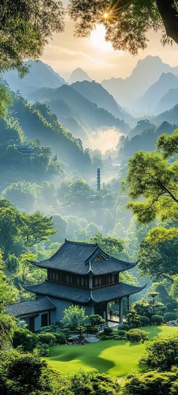 文昌塔远景文昌塔远景蓝天