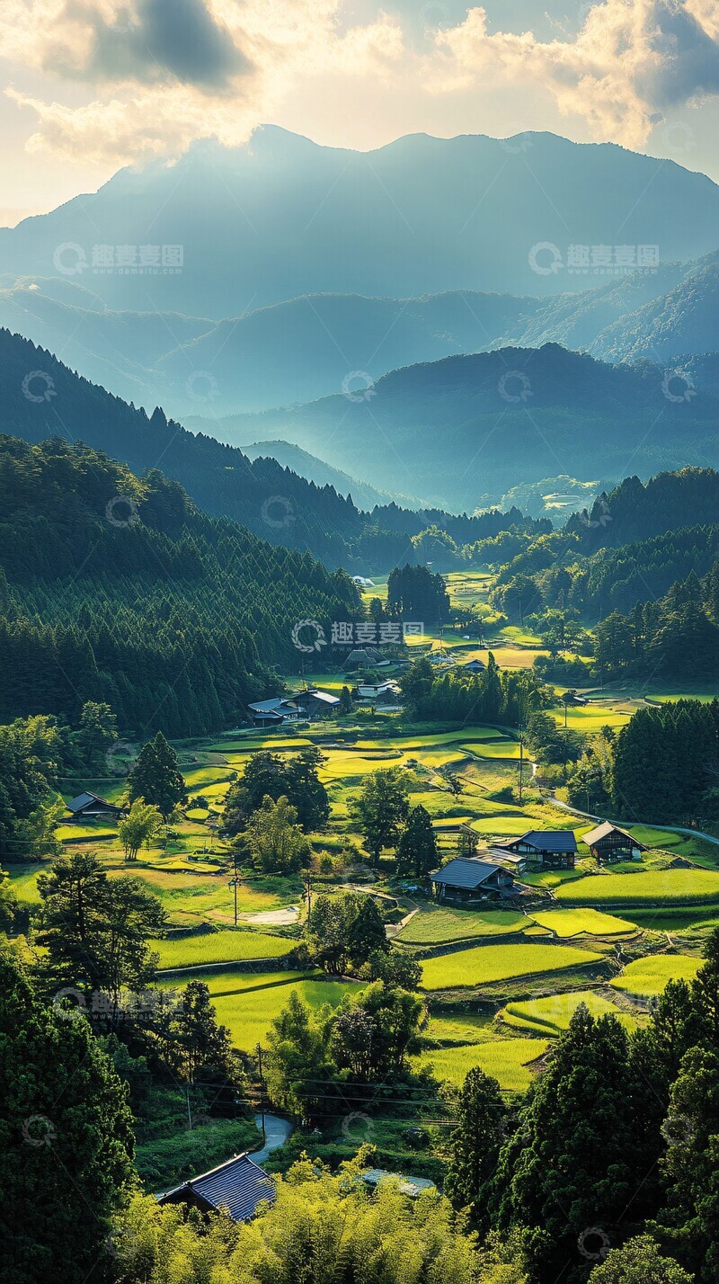 高清大图下载【趣麦麦图】日本乡村风光