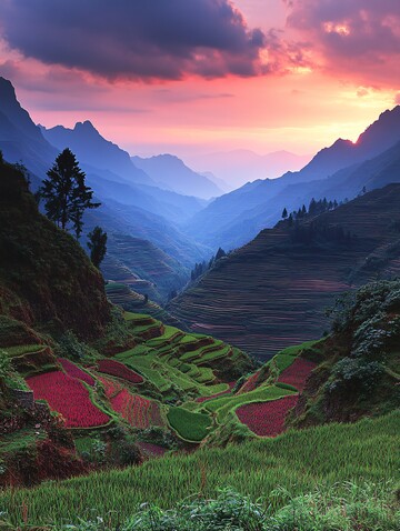 层叠梯田绿意浓2