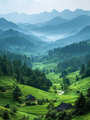绿野村庄风光1