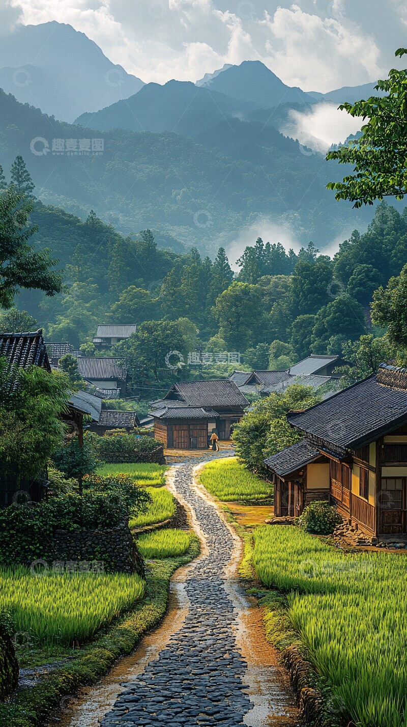 高清大图下载【趣麦麦图】乡村风景图乡村风景日本2