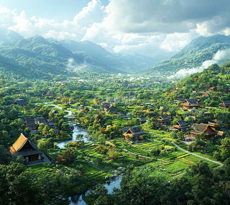 高清大图下载【趣麦麦图】人口资源环境协调发展1