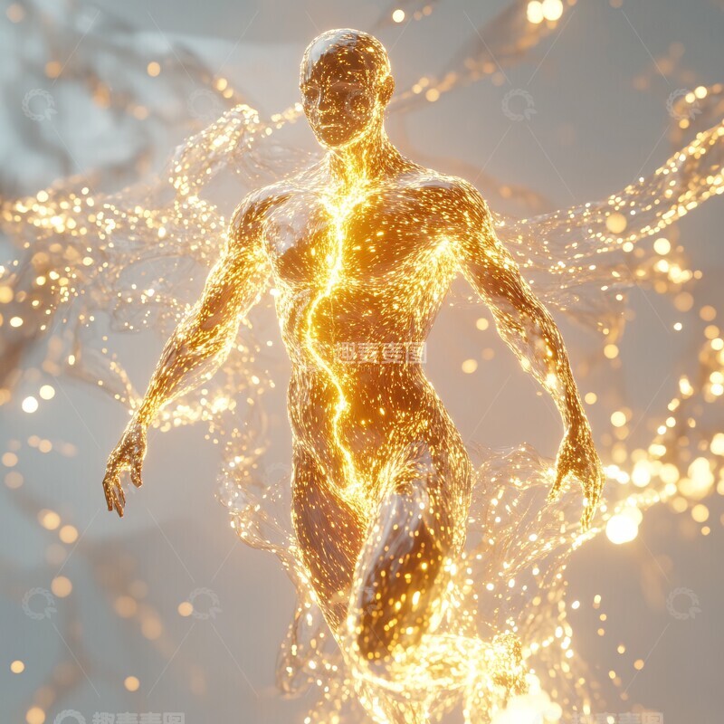 高清大图下载【趣麦麦图】能量人体能量人体中性