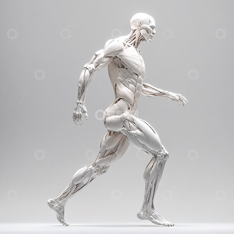 高清大图下载【趣麦麦图】人体运动生理示意图1