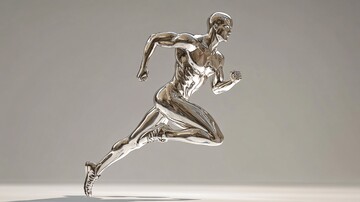 银色跑者光滑赛道1