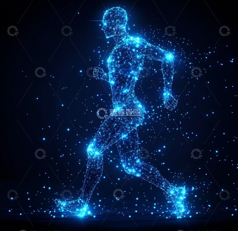 高清大图下载【趣麦麦图】人工智能数据连接1