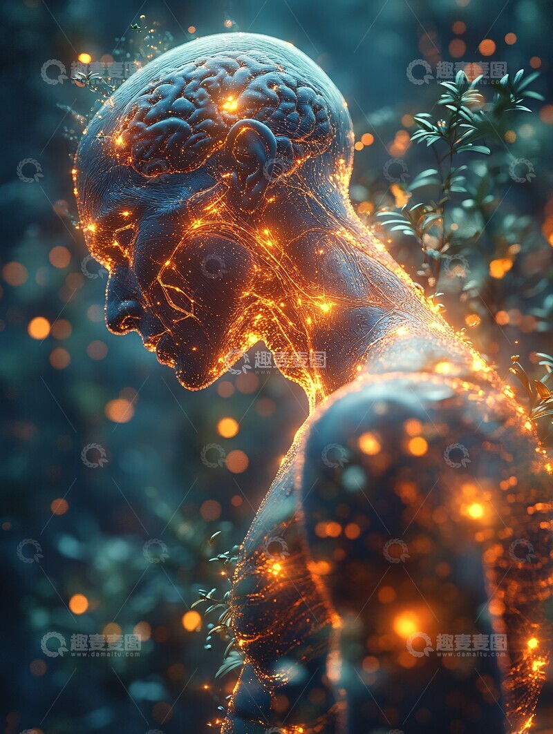 高清大图下载【趣麦麦图】人体炎症示意图1