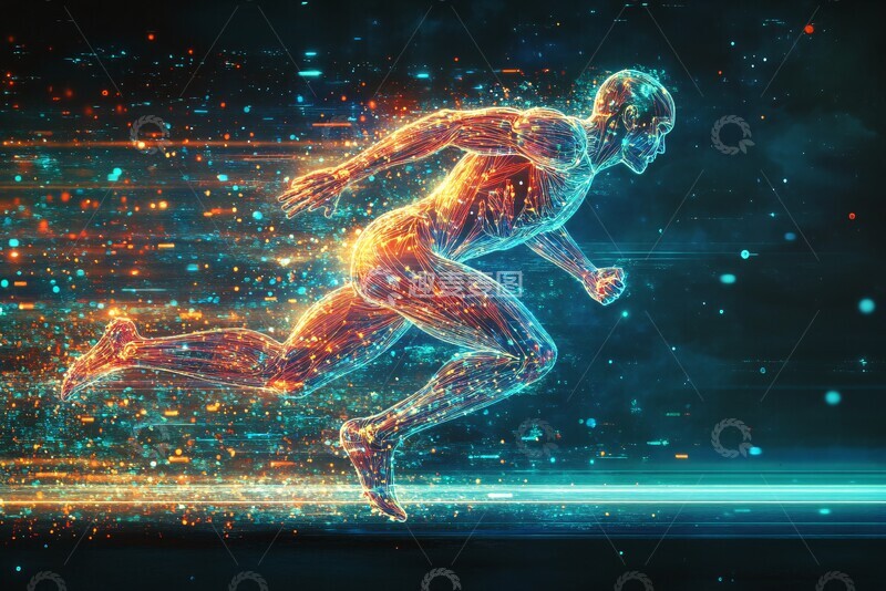 高清大图下载【趣麦麦图】肌肉运动示意图