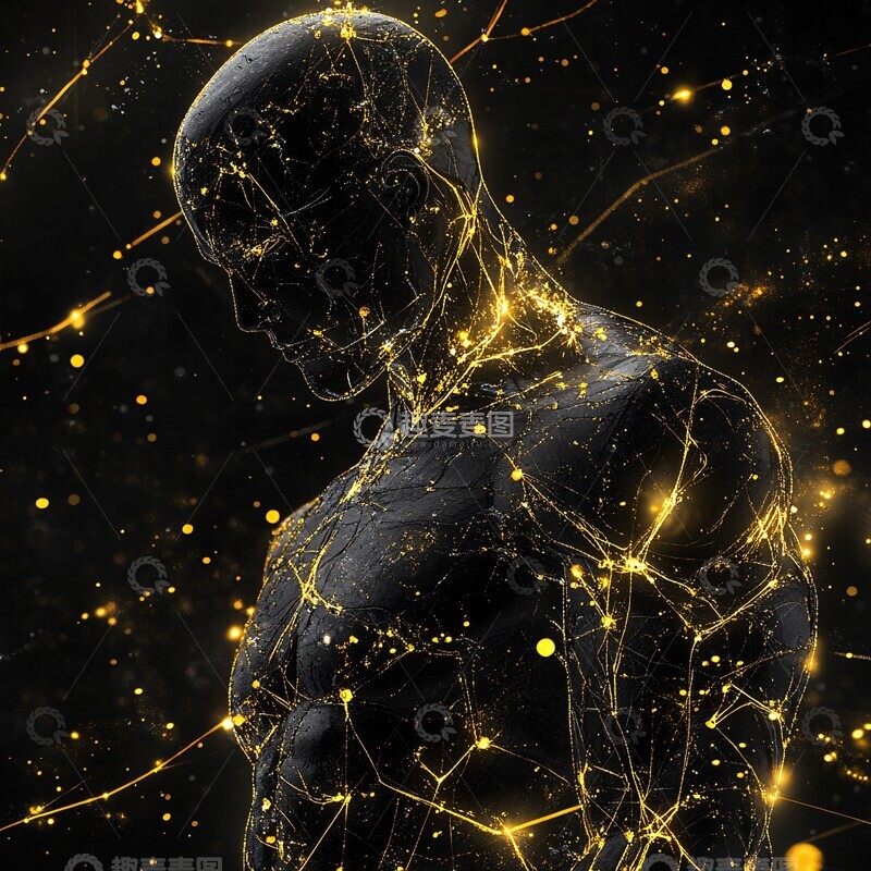 高清大图下载【趣麦麦图】人体与金属色调