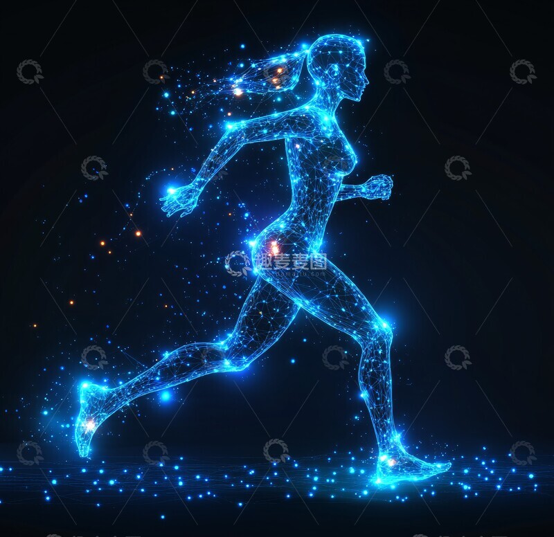 高清大图下载【趣麦麦图】人工智能数据连接