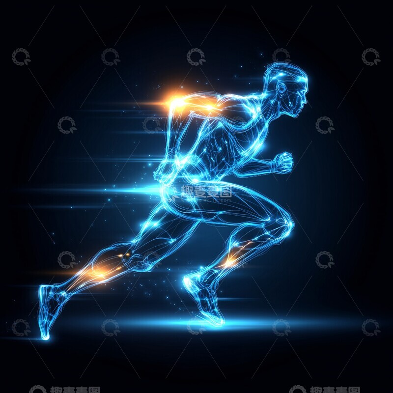 高清大图下载【趣麦麦图】跑步者技术图3