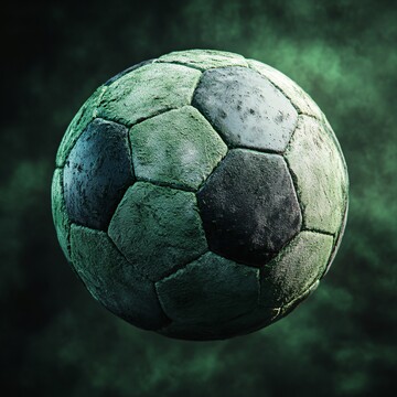 绿黑足球风格3