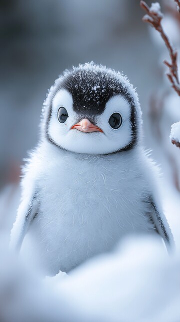 圆滚滚的宝宝企鹅3