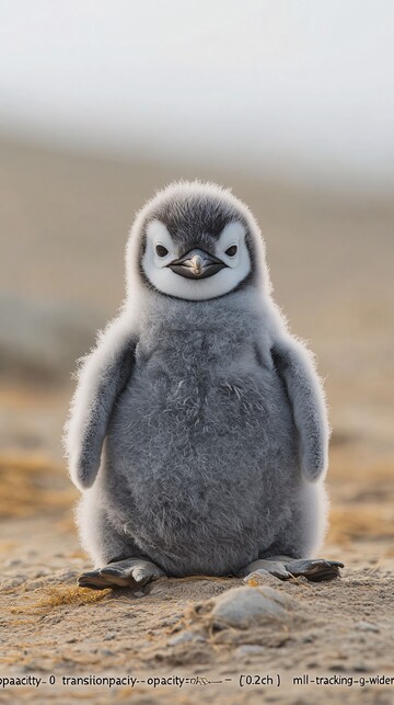 小企鹅坐姿肚大1