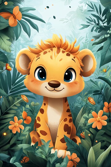 动物乐园生日邀请1