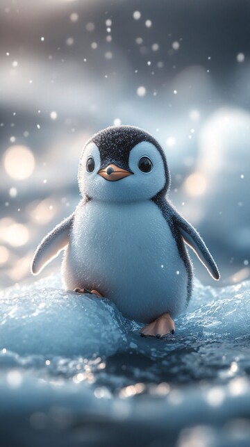 小企鹅冰块海