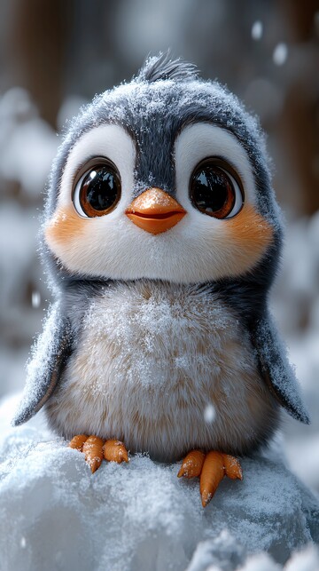 冰块上的小企鹅2