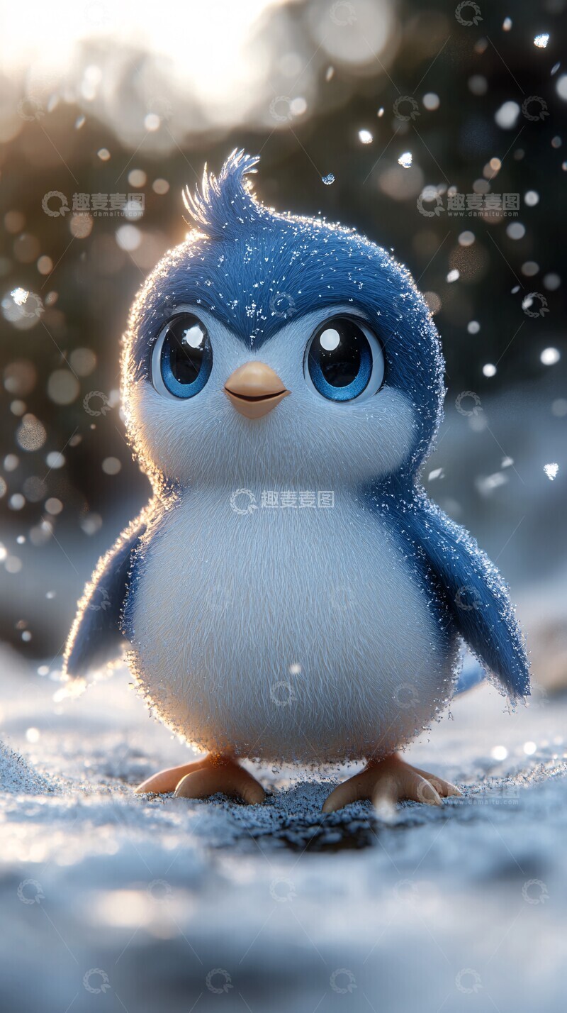 高清大图下载【趣麦麦图】小企鹅皮丘企鹅皮丘企鹅皮丘3