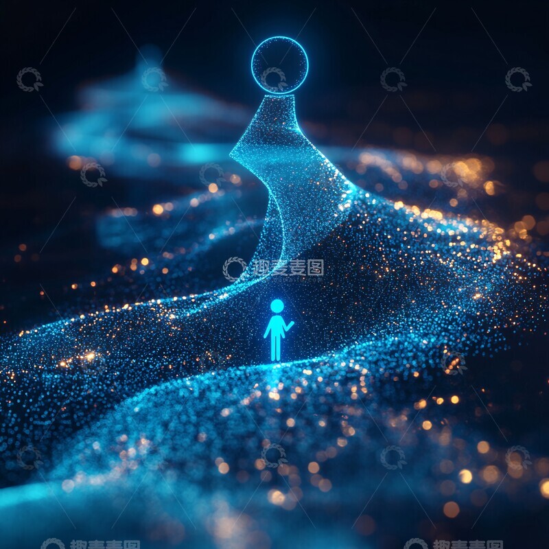 高清大图下载【趣麦麦图】员工绩效上升线图1