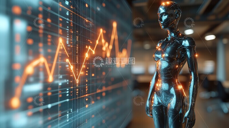 高清大图下载【趣麦麦图】员工绩效增长图