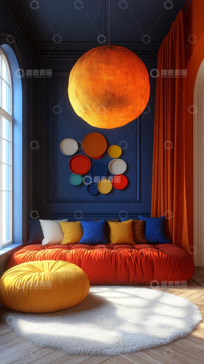 高清大图下载【趣麦麦图】饱和色彩卧室1